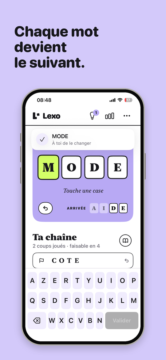 Un mot trouvé